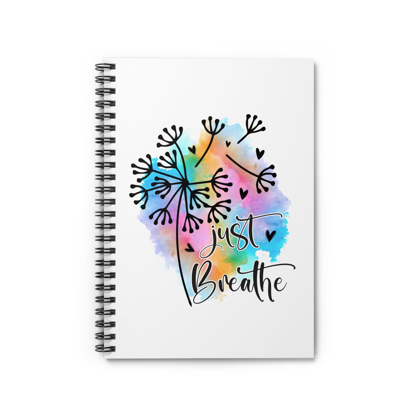 Just Breathe Notebook - Ruled Line