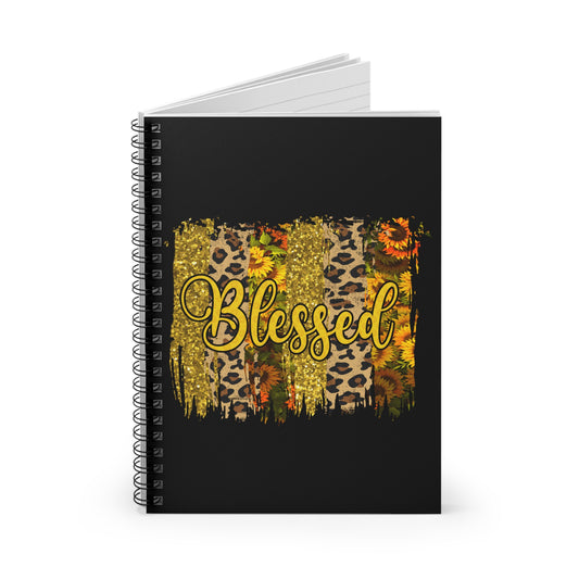 Blessed 2 Spiral Notebook - Ruled Line