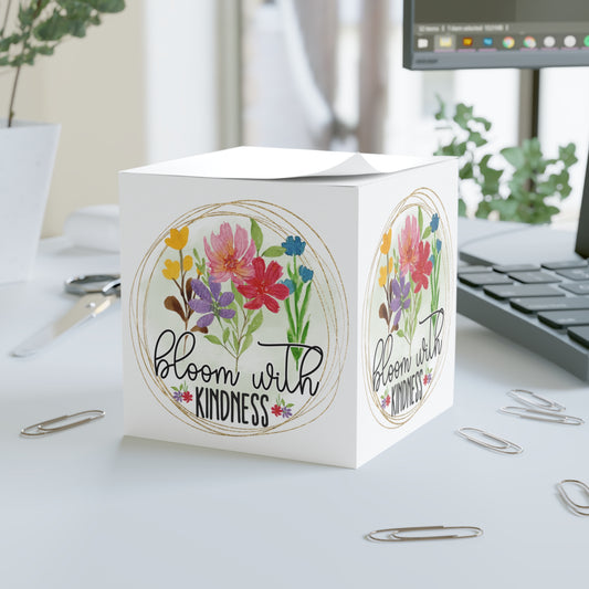 Bloom with Kindness Note Cube
