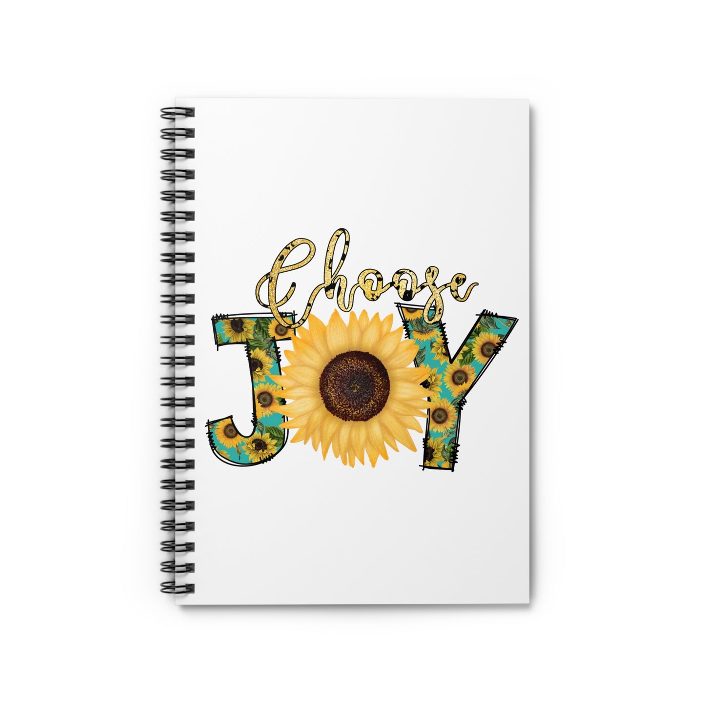 Choose Joy Spiral Notebook - Ruled Line
