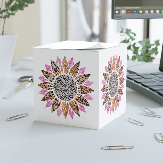 Sunflower Note Cube