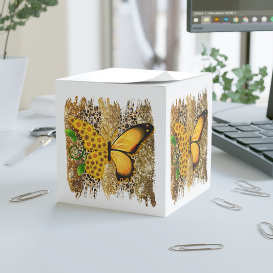 Split Butterfly Note Cube