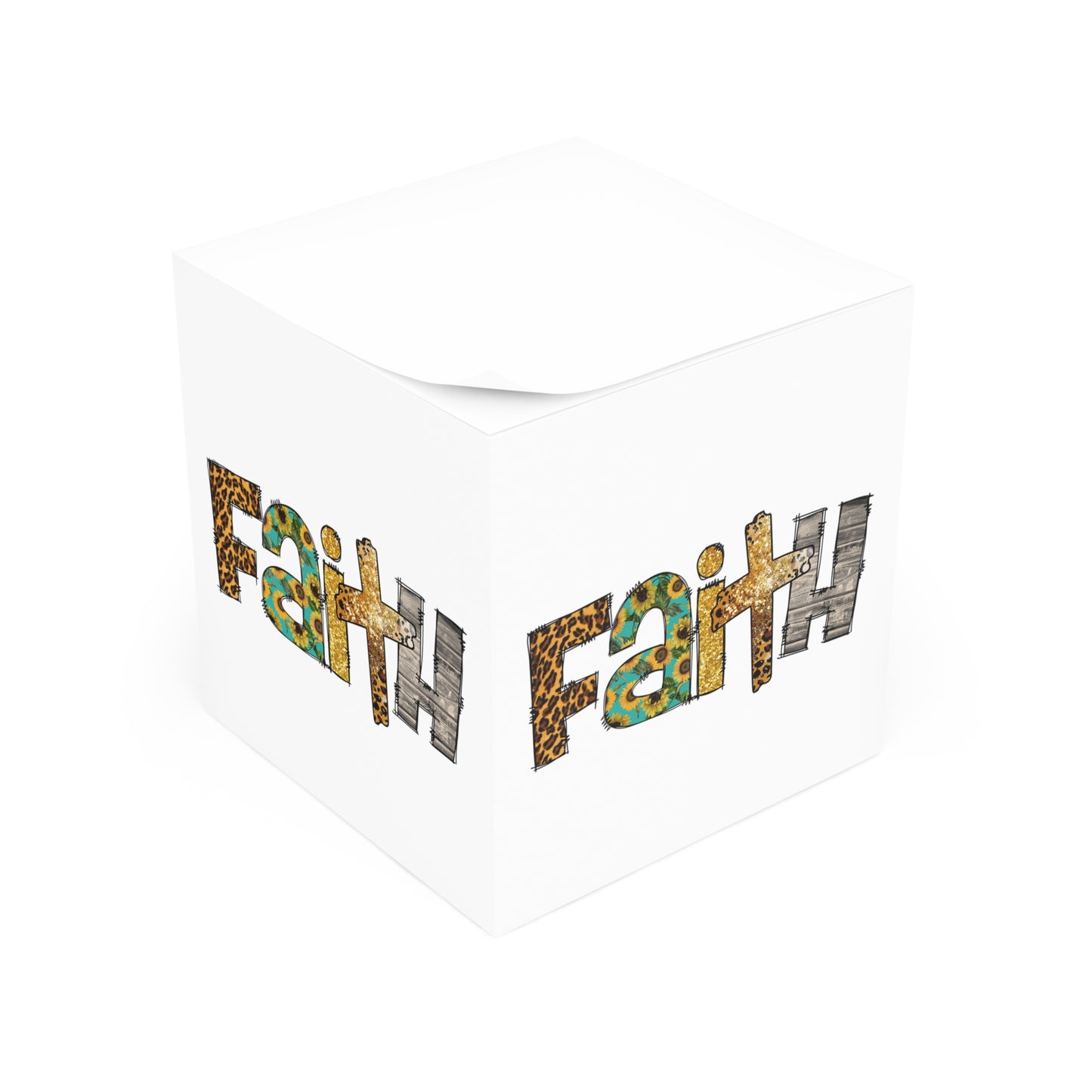 Faith Note Cube