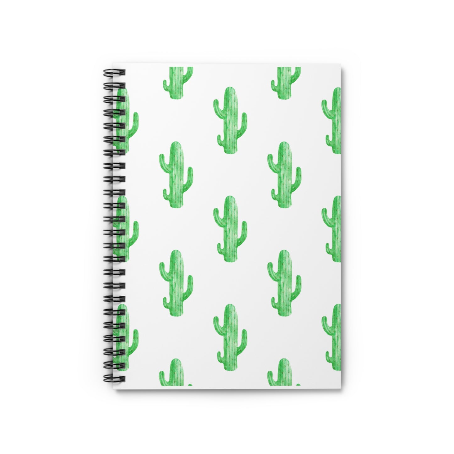 Cactus Print Spiral Notebook - Ruled Line
