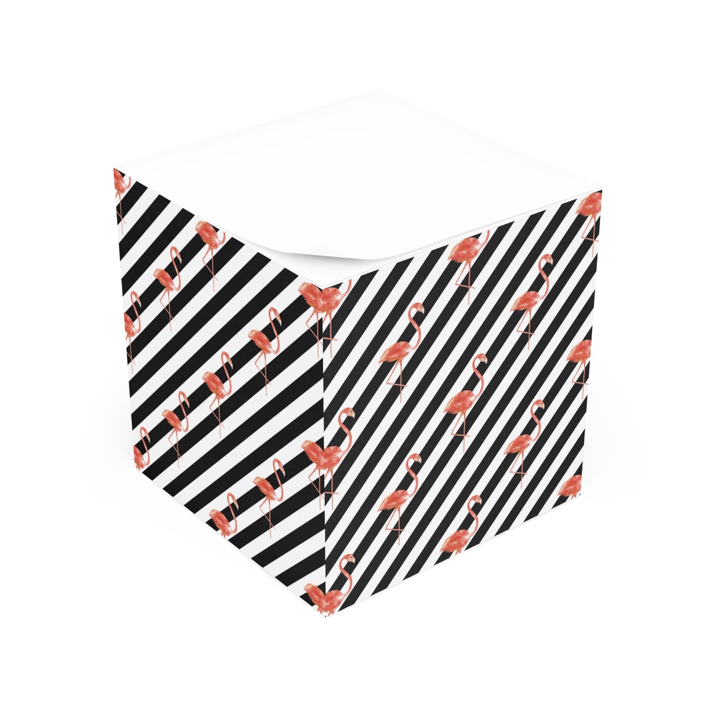 Flamingo Black Note Cube
