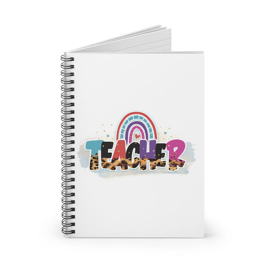 Teacher Spiral Notebook - Ruled Line