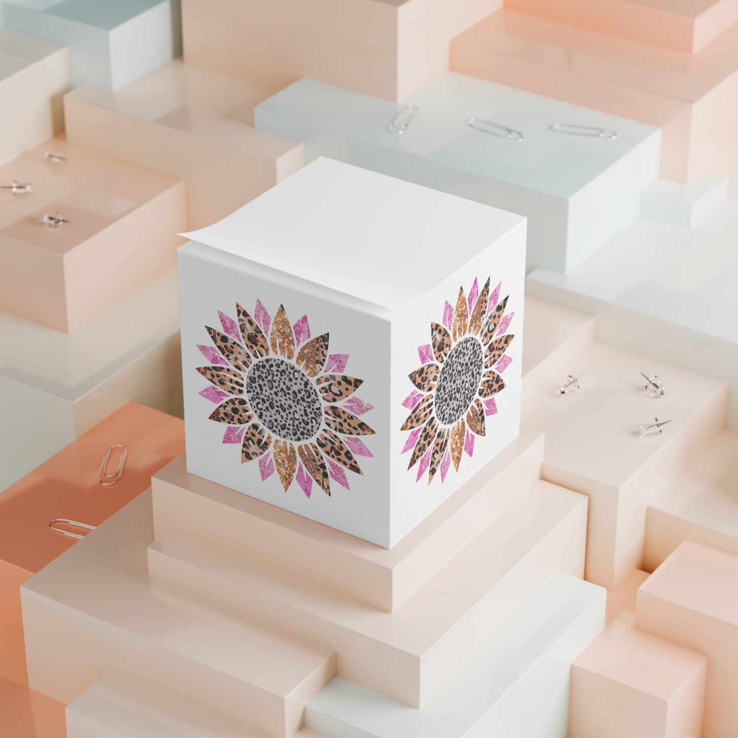 Sunflower Note Cube