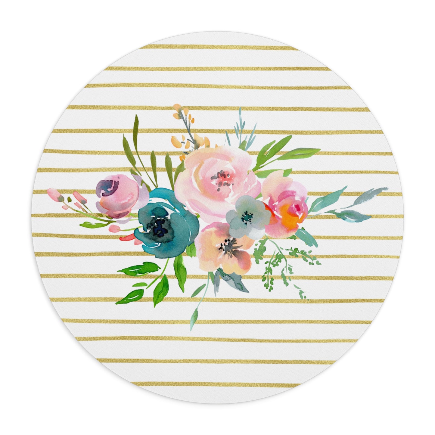 Light Floral Bouquet Mouse Pad