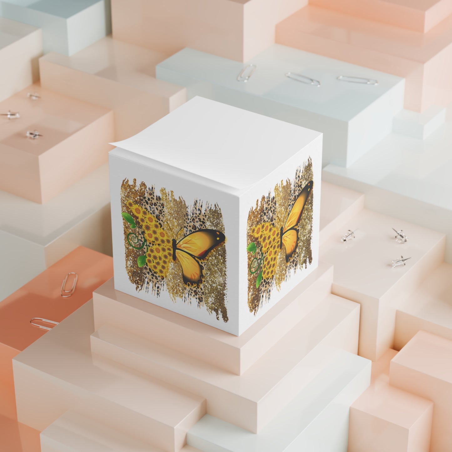 Split Butterfly Note Cube