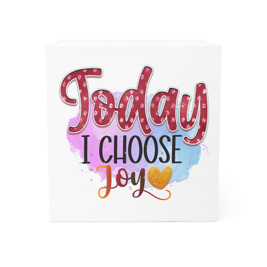 Today I Choose Joy Motivational Note Cube