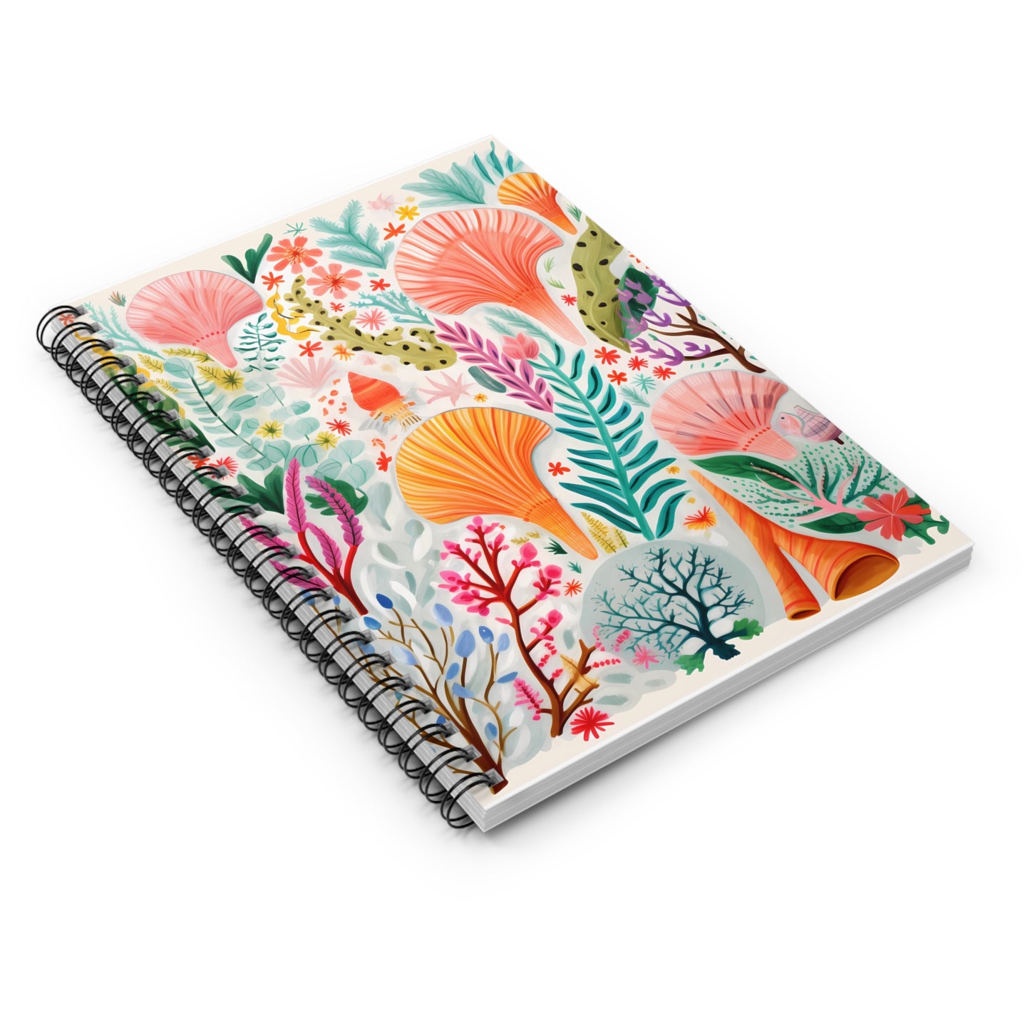 MultiColor Preppy Spiral Notebook - Ruled Line