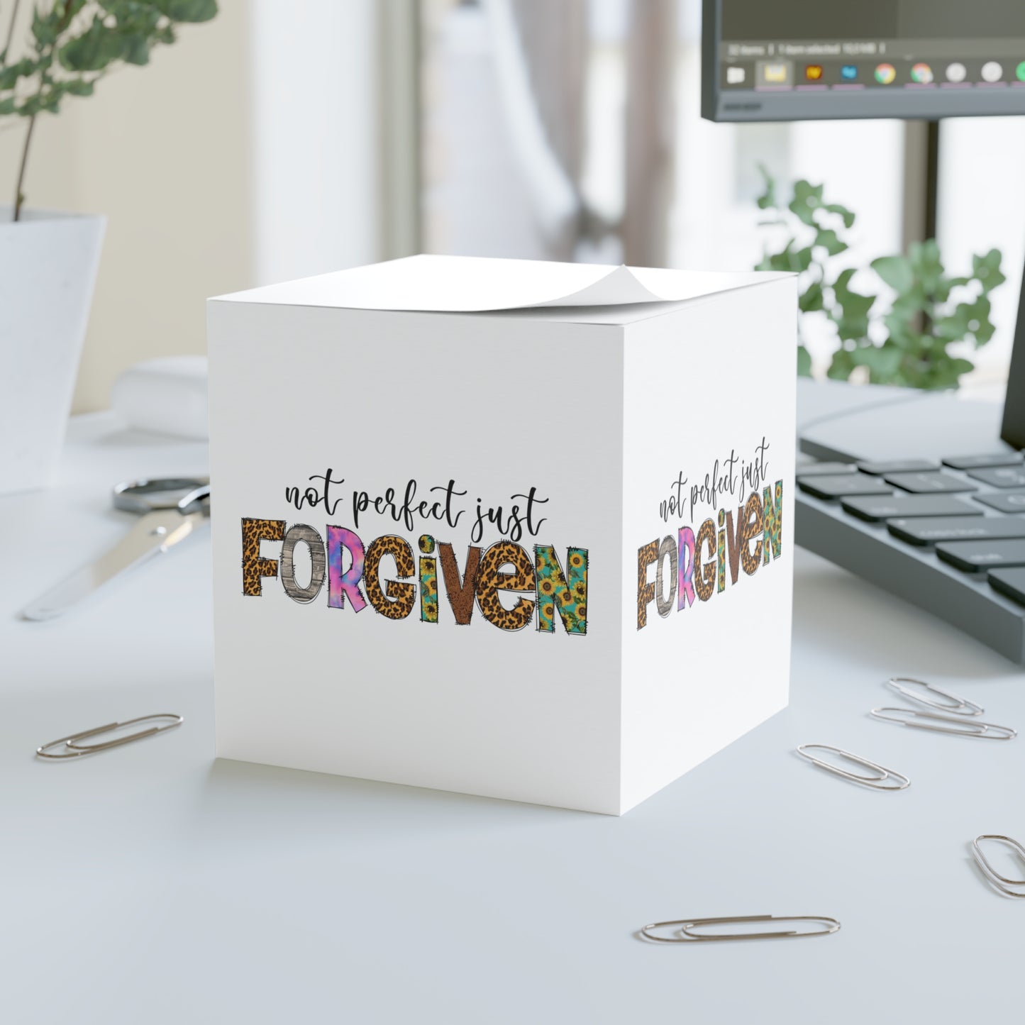 Forgiven Note Cube
