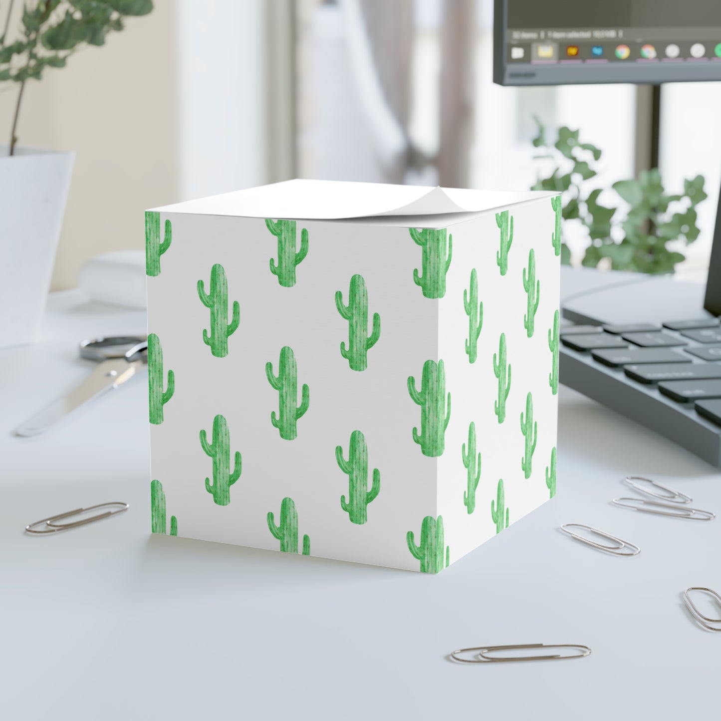 Cactus Note Cube