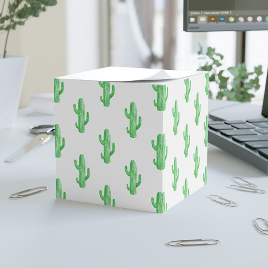 Cactus Note Cube