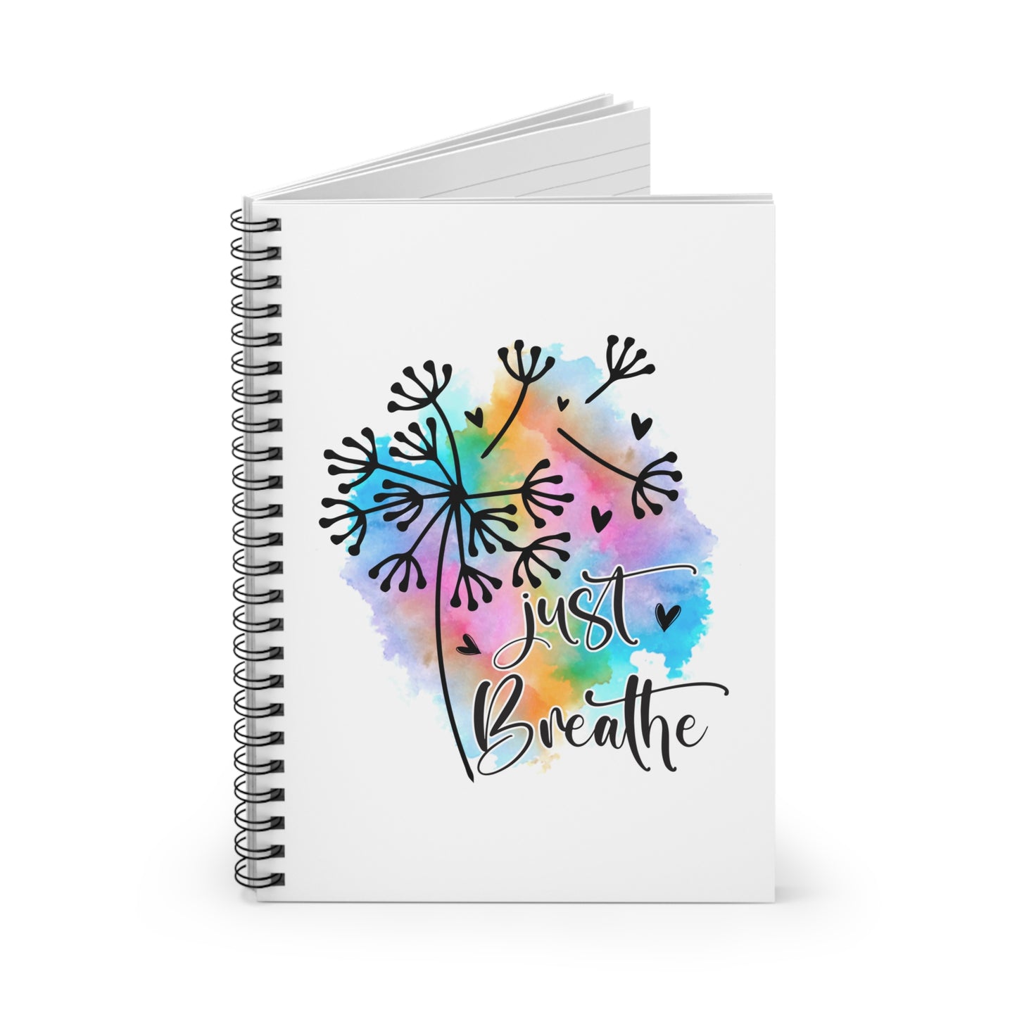 Just Breathe Notebook - Ruled Line