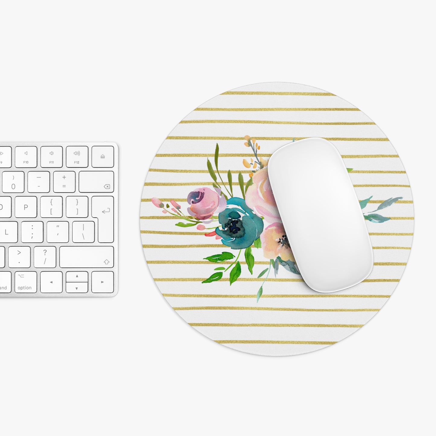 Light Floral Bouquet Mouse Pad