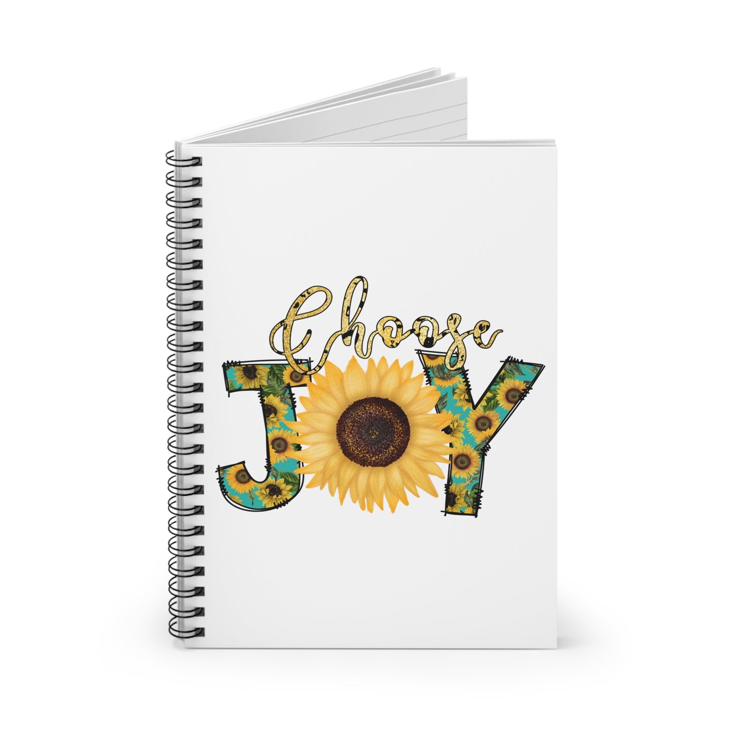Choose Joy Spiral Notebook - Ruled Line