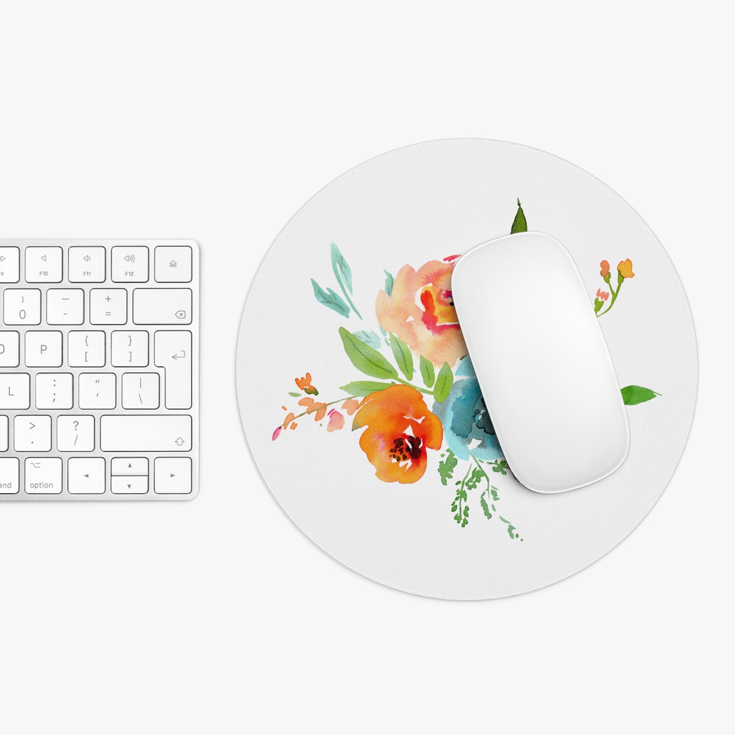 Bright Floral Bouquet Mouse Pad