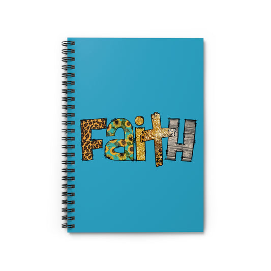 Faith Spiral Notebook - Ruled Line