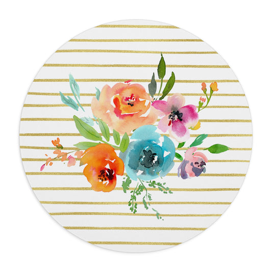 Bright Floral Bouquet Mouse Pad