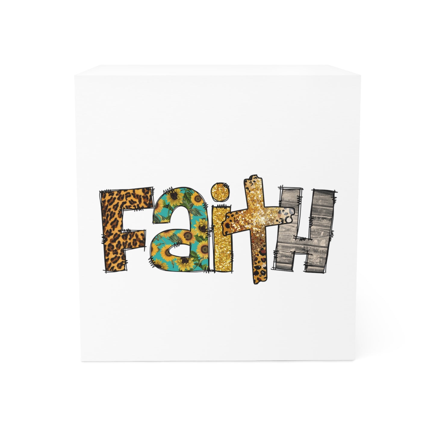 Faith Note Cube