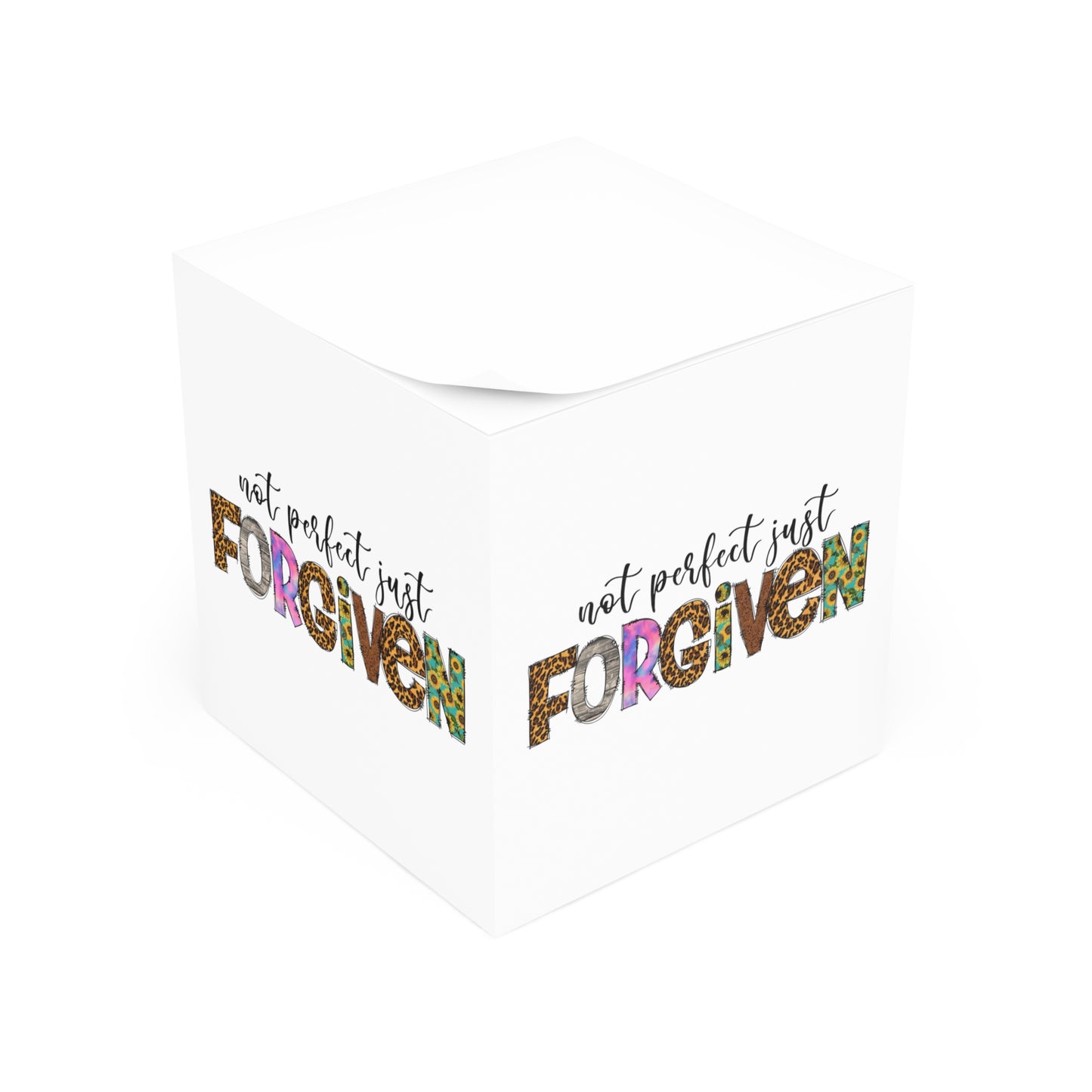 Forgiven Note Cube