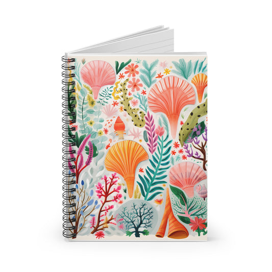 MultiColor Preppy Spiral Notebook - Ruled Line