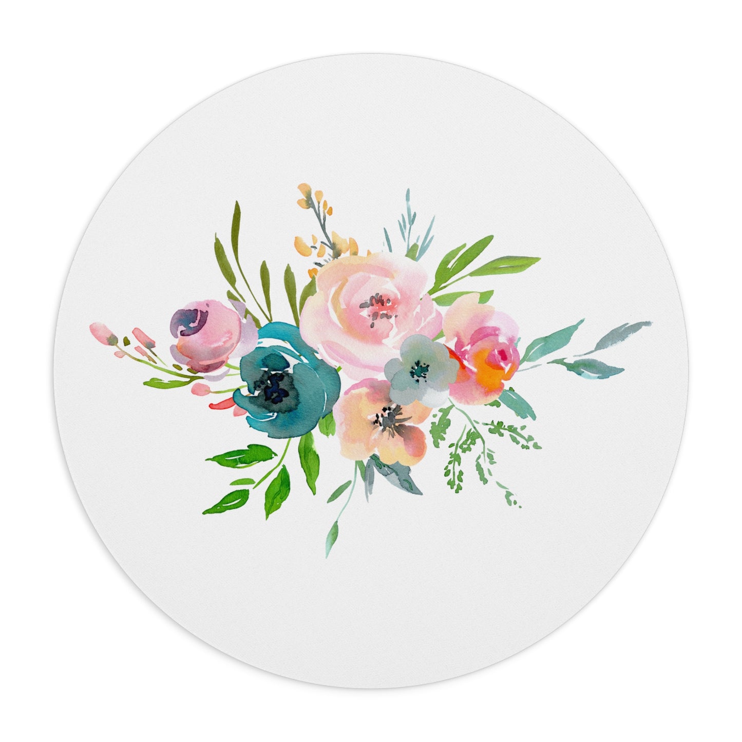 Light Floral Bouquet Mouse Pad