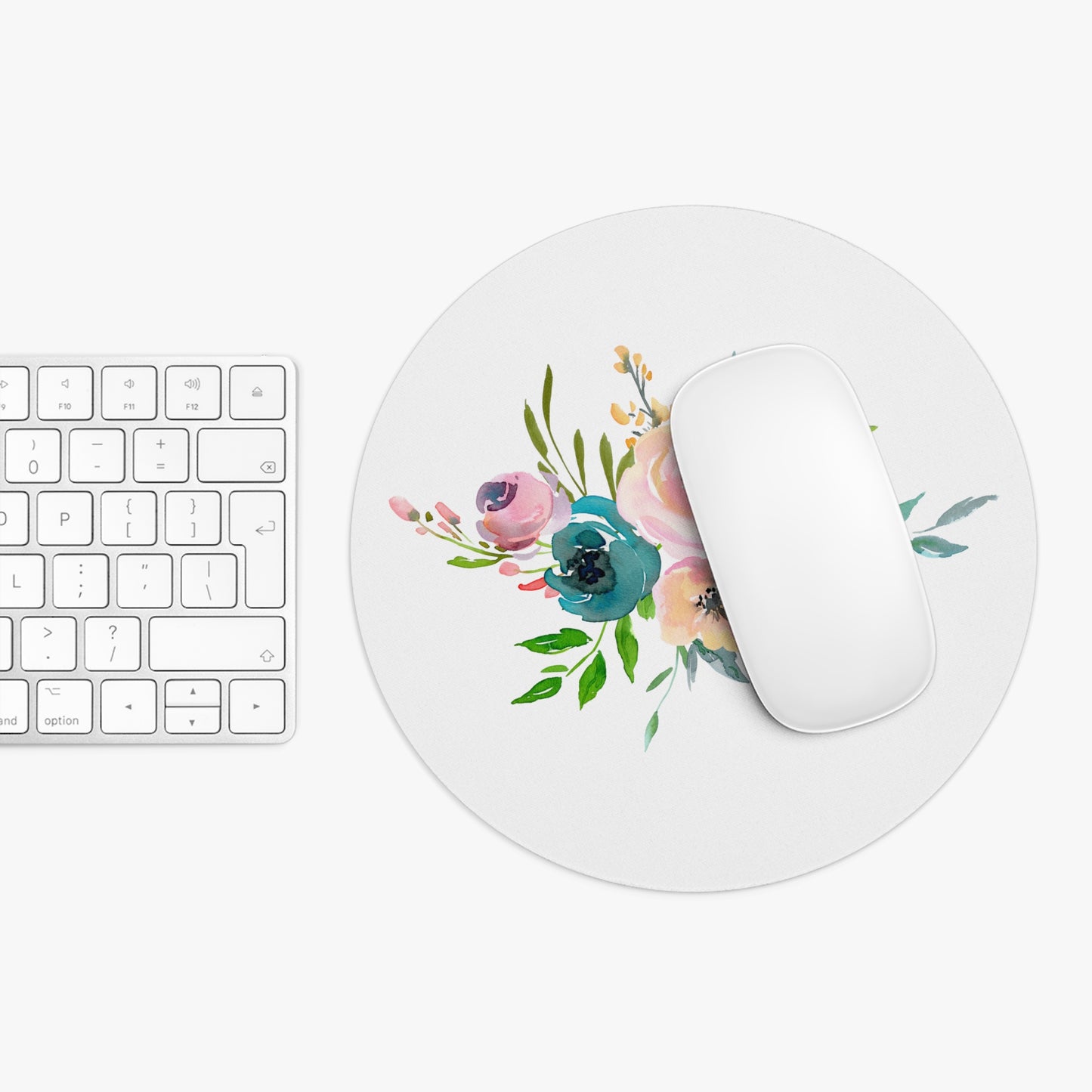 Light Floral Bouquet Mouse Pad
